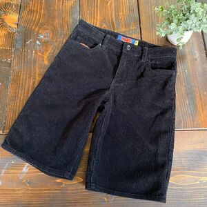 Empyre relax black corduroy jean shorts size 26 waist skater streetwear casual